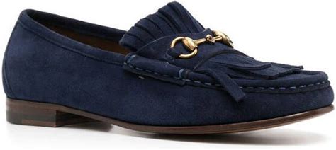 gucci loafers blauw|classic Gucci loafers women's.